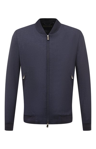 Мужской бомбер из шелка и шерсти CORNELIANI, арт. 93L588-9318264
