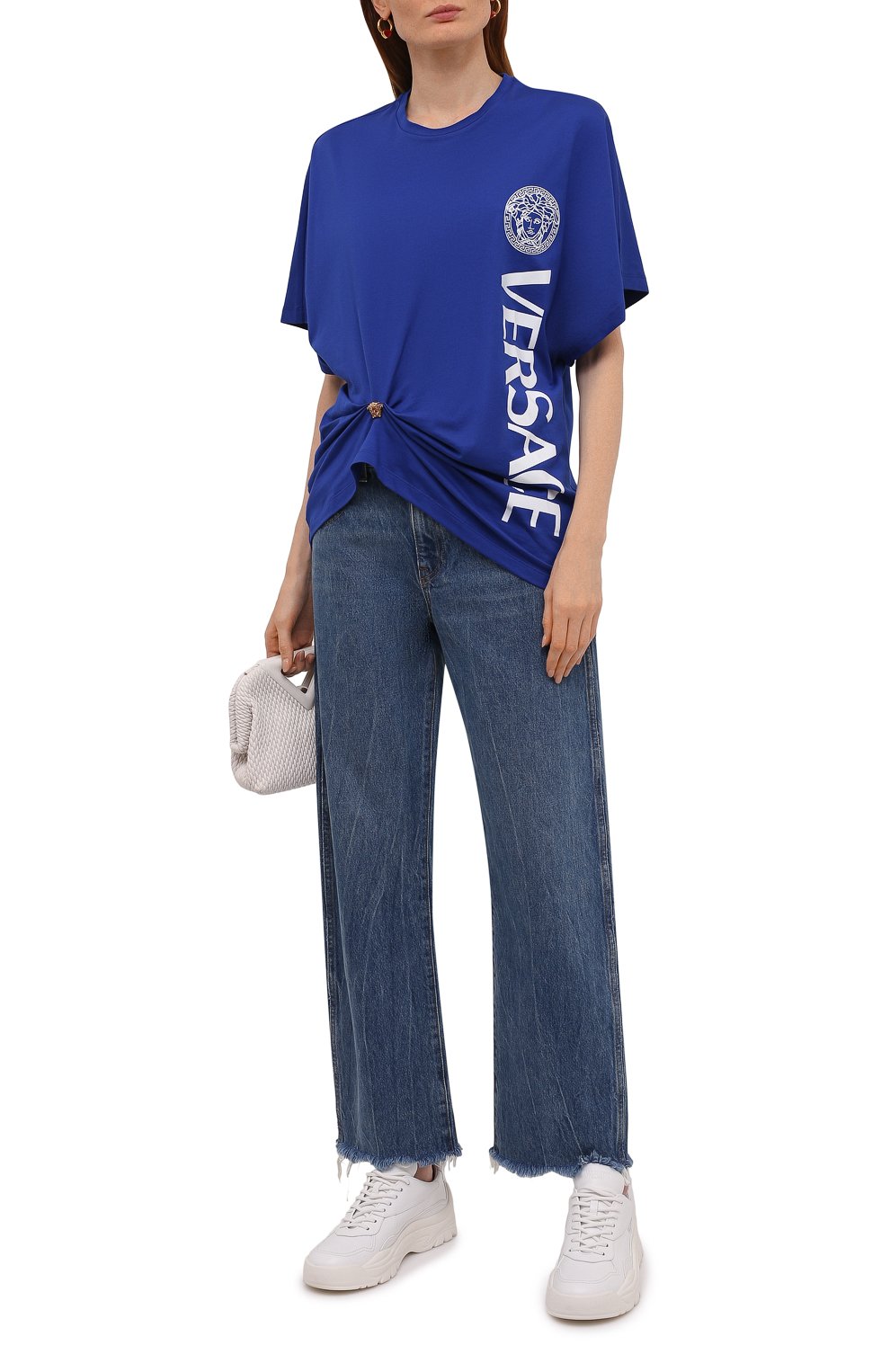 Хлопковая футболка VERSACE, арт. 1001008/1A00603, фото 2