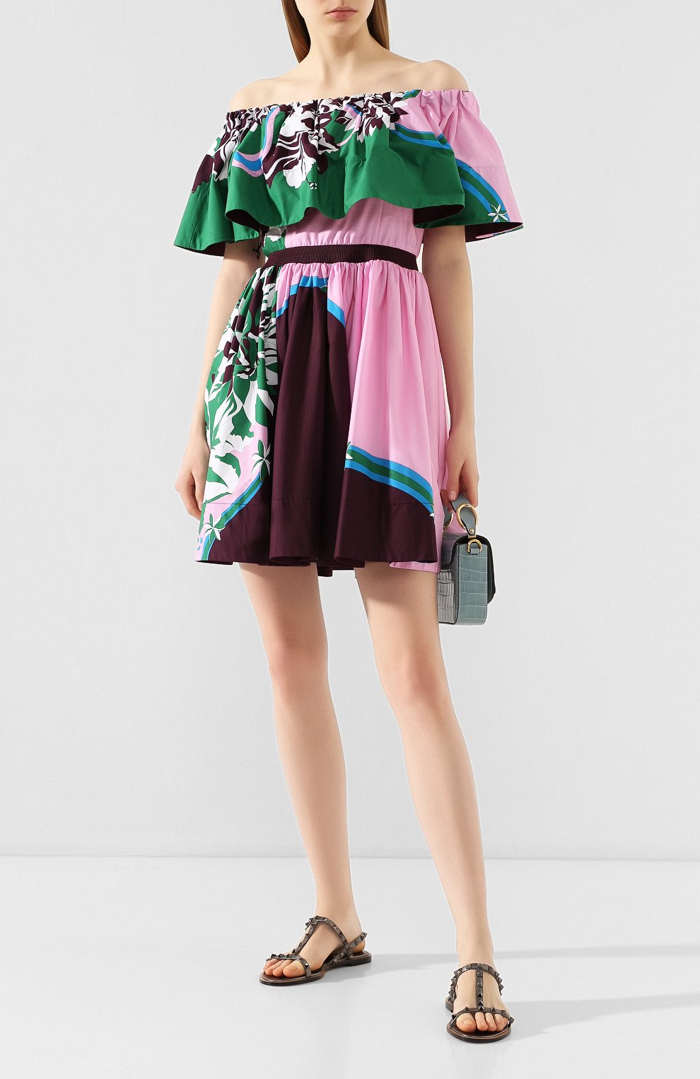 Хлопковое платье EMILIO PUCCI, арт. 0ERG45/0E862, фото 2