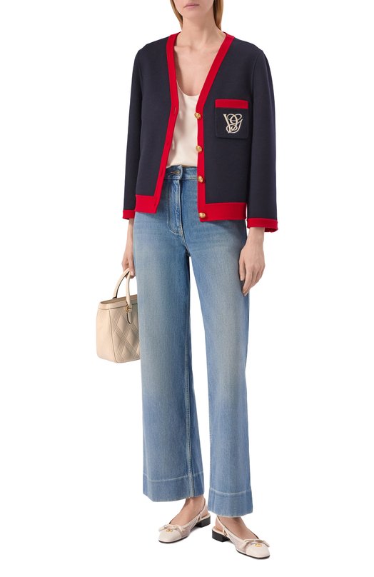 Комбинированные туфли Valet Du Roi Valentino 8W2S0MH0/PDY Кремовый  8W2S0MH0/PDY Фото 3