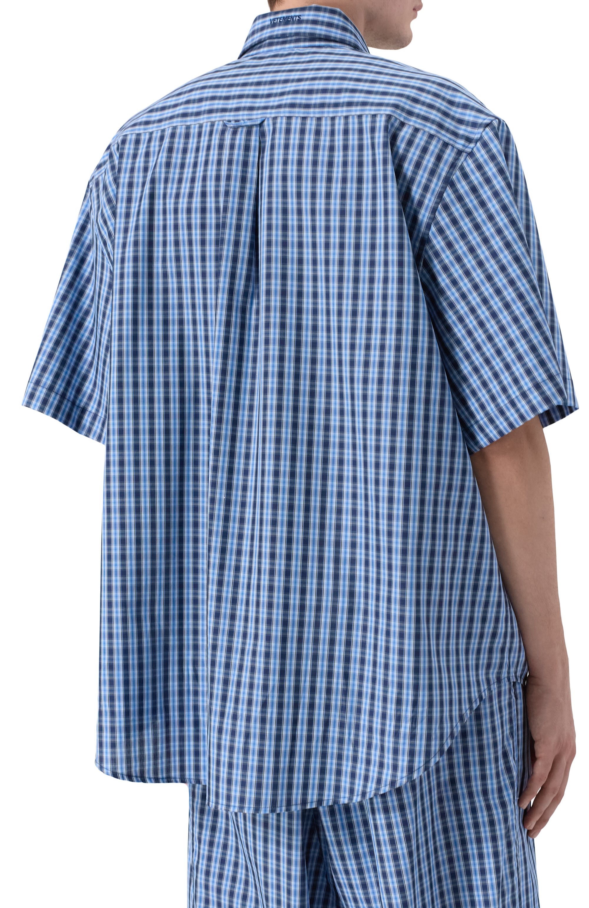 Хлопковая рубашка VETEMENTS, арт. ME76SH043N/26132 P0PLIN, фото 4
