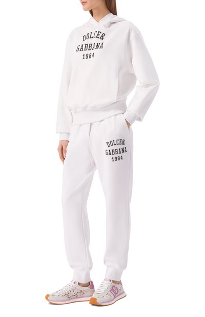 Комбинированные кроссовки dg cushion DOLCE & GABBANA, арт. CK2340/A9AC2, фото 3