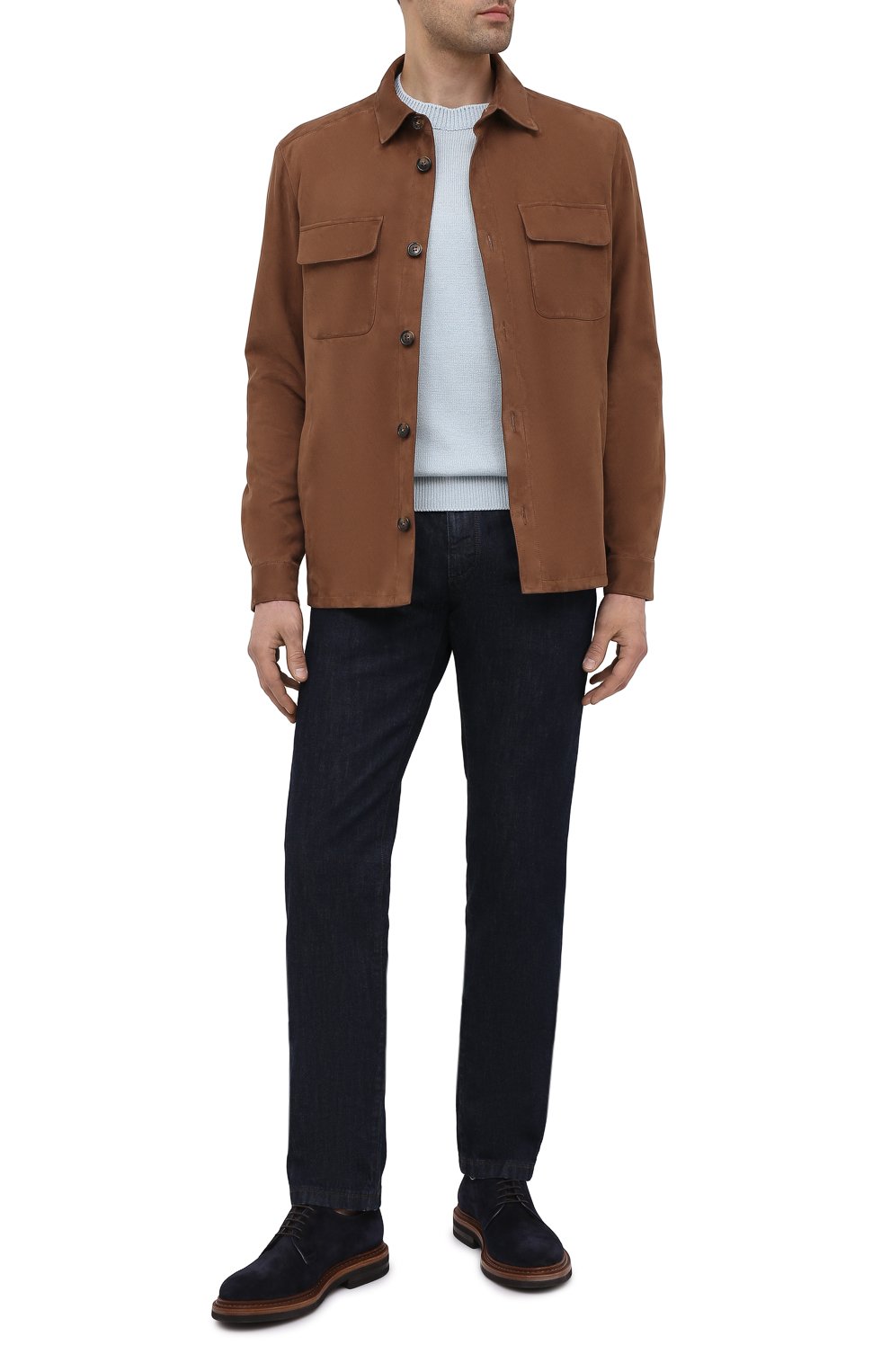 Замшевая куртка-рубашка LORO PIANA, арт. FAL6174, фото 2