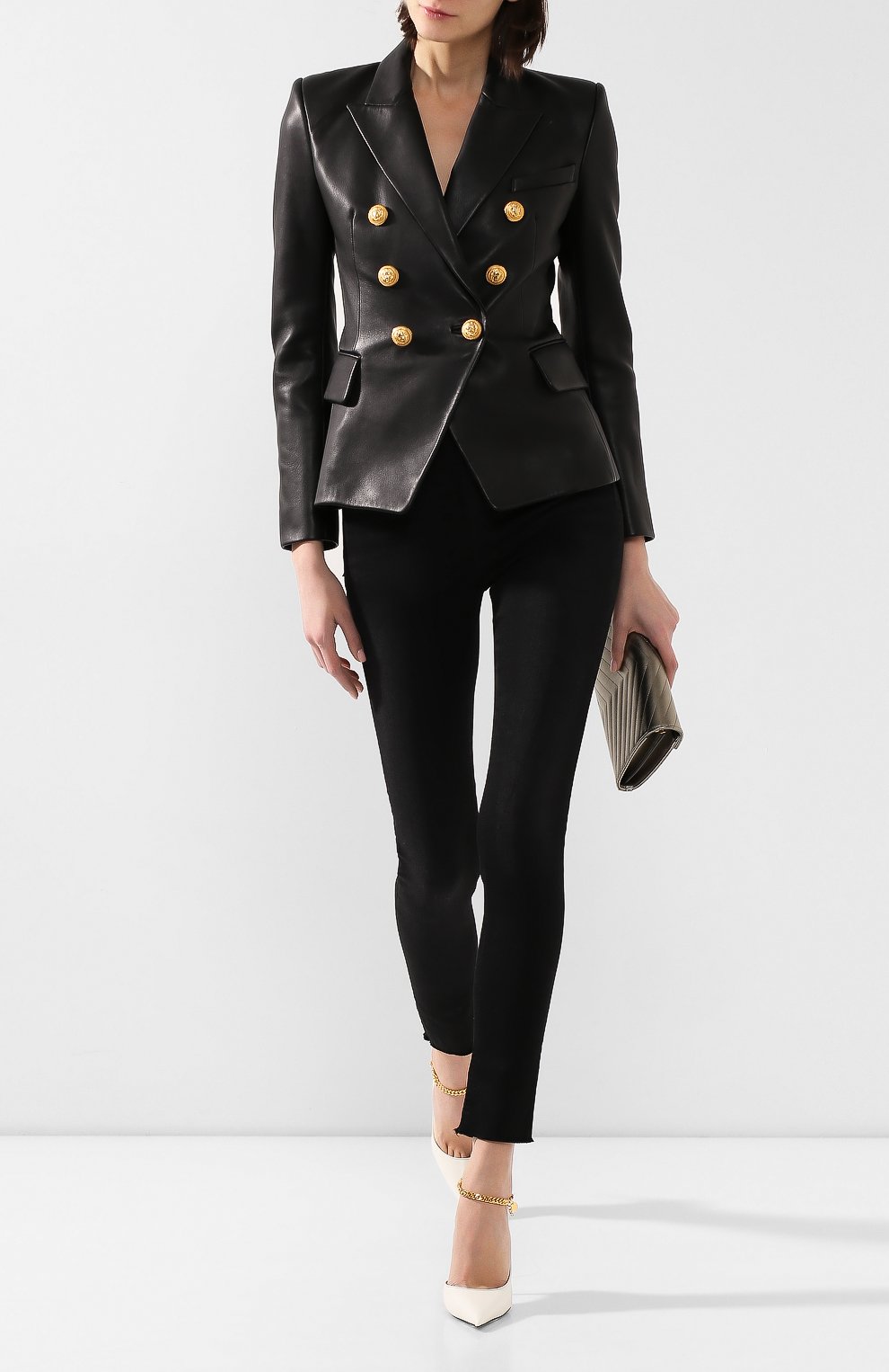 Кожаный жакет BALMAIN, арт. TF1997499/163P, фото 2