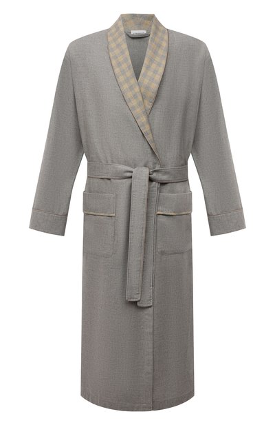 Халат из хлопка и шерсти ZIMMERLI, арт. 4600-75143, фото 1