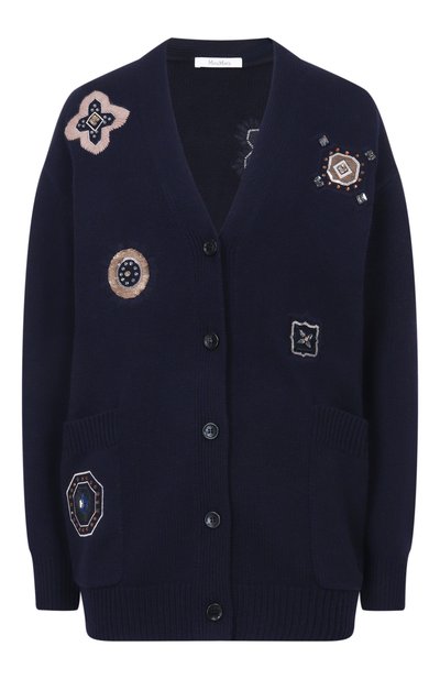 Женский кардиган из шерсти и кашемира MAX MARA, арт. MXMGI0IRE