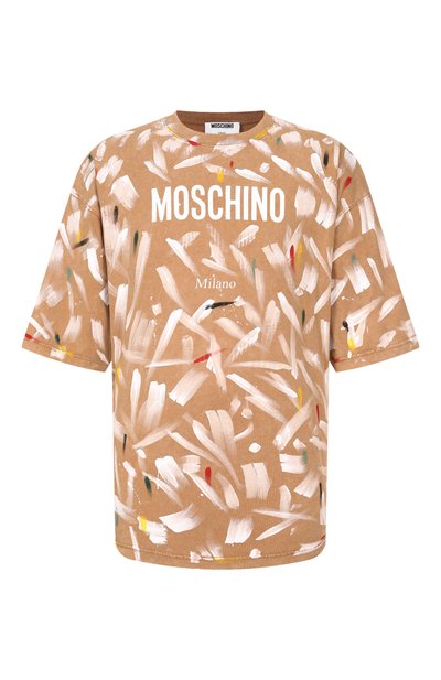Мужская хлопковая футболка MOSCHINO, арт. A0711/0241