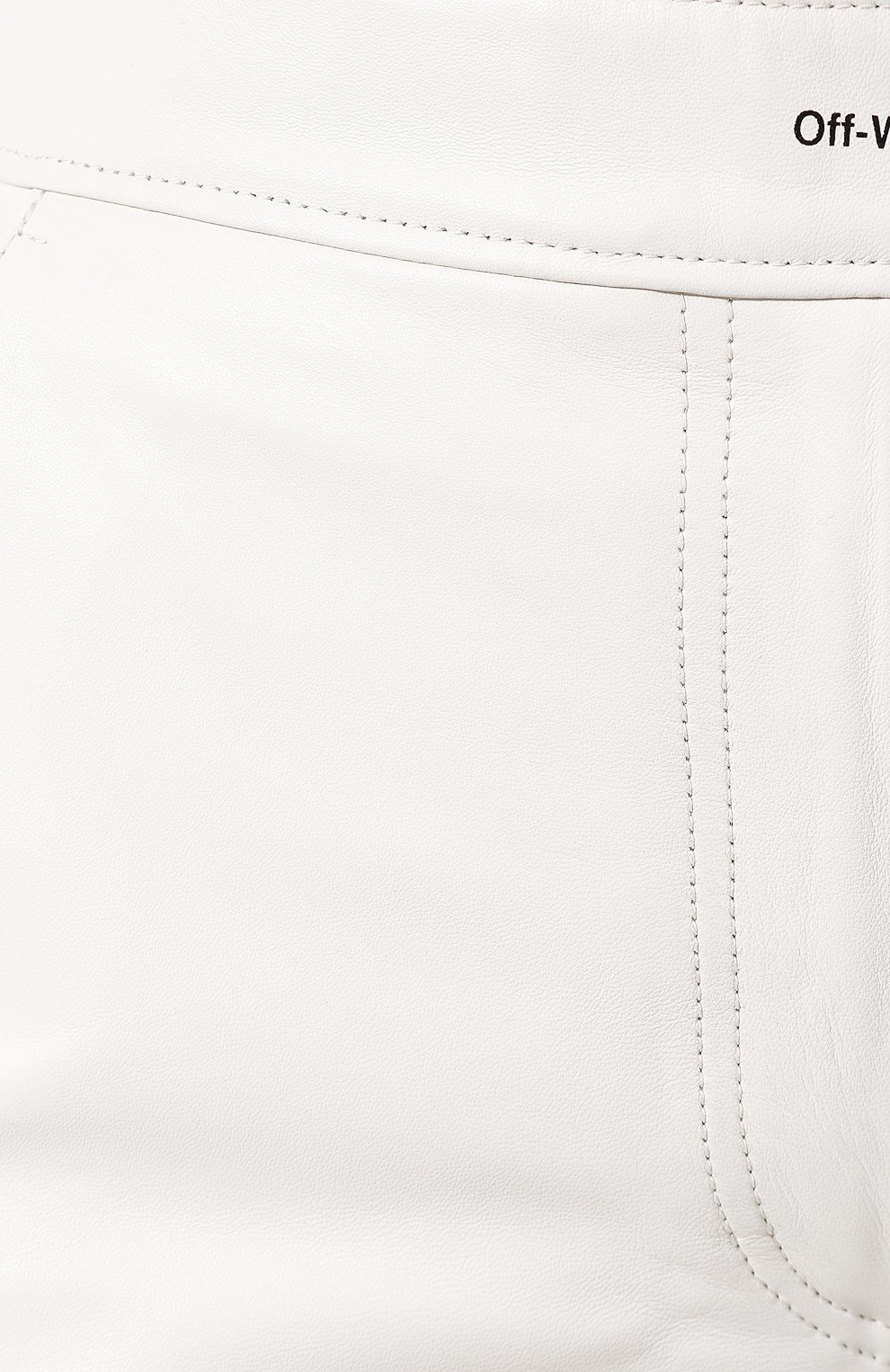 Кожаные брюки OFF-WHITE, арт. 0WJB005F199860504800, фото 5