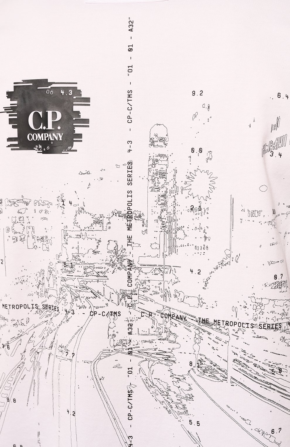 Хлопковая футболка C.P. COMPANY, арт. 15CLTS046A006370W, фото 5