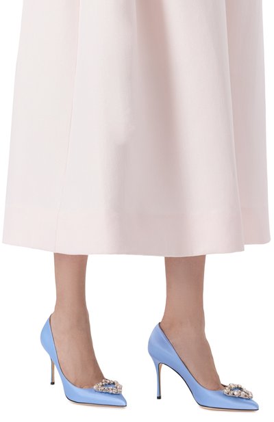 Текстильные туфли godiva precious 80 SERGIO ROSSI, арт. B09780/MTEZ02, фото 3