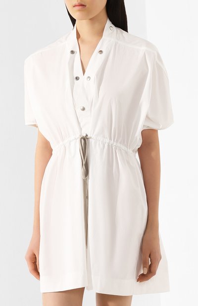 Хлопковое платье RICK OWENS, арт. RP20S1539/P, фото 3