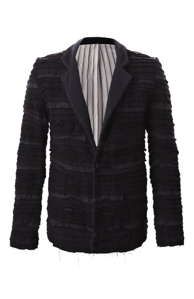 Мужской комбинированный пиджак 139DEC, арт. SUT633-BK