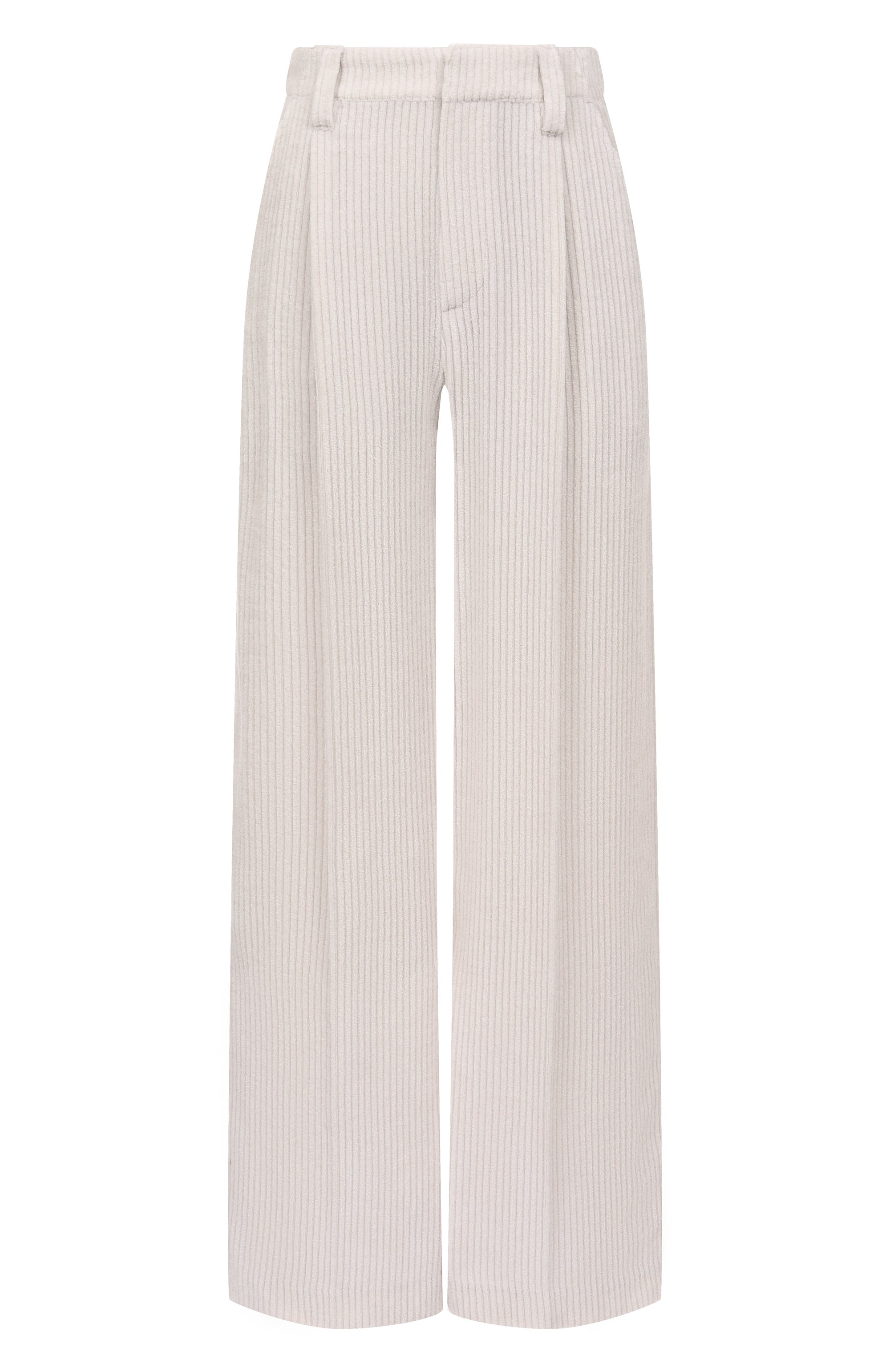 Вельветовые брюки BRUNELLO CUCINELLI кремового цвета по цене 170000 руб., арт. MP516P9024, фото 1 Вельветовые брюки BRUNELLO CUCINELLI, арт. MP516P9024, фото 1