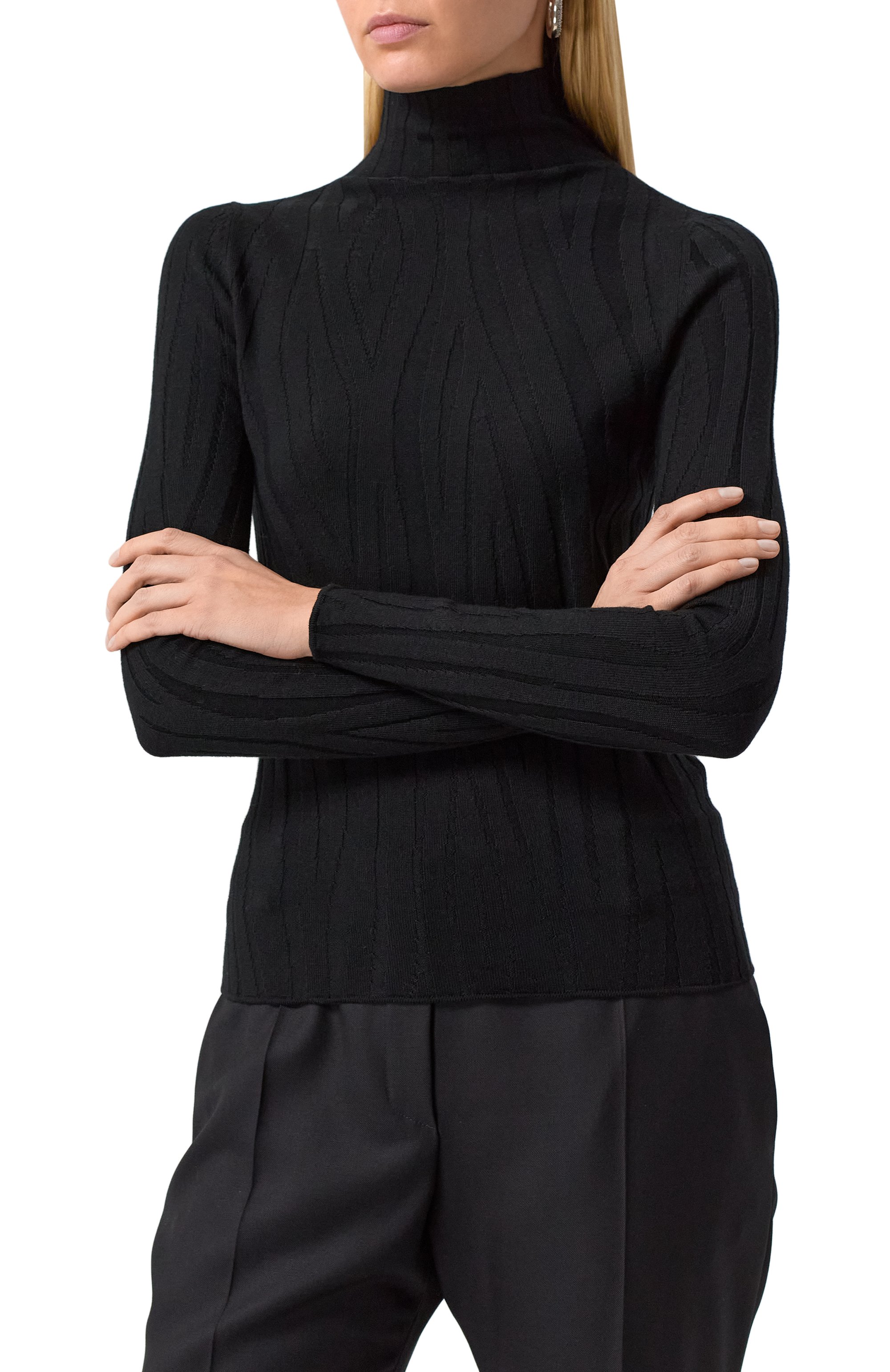 Шерстяная водолазка LORENA ANTONIAZZI, арт. I24119DM75A/2981, фото 3