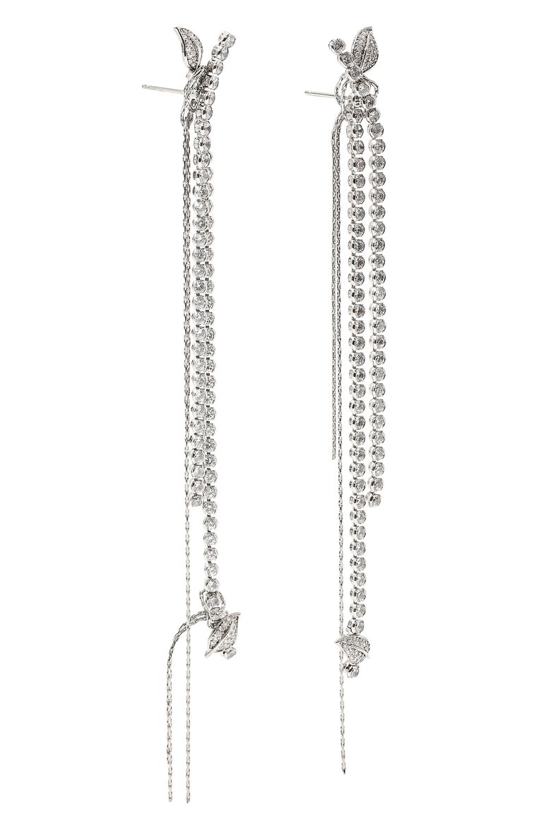 Женские серьги secret garden CAVIAR JEWELLERY серебряного цвета, арт. SG011 | Фото 3 (Материал: Металл; Нос: Не проставлено; Региональные ограничения белый список (Axapta Mercury): Не проставлено)