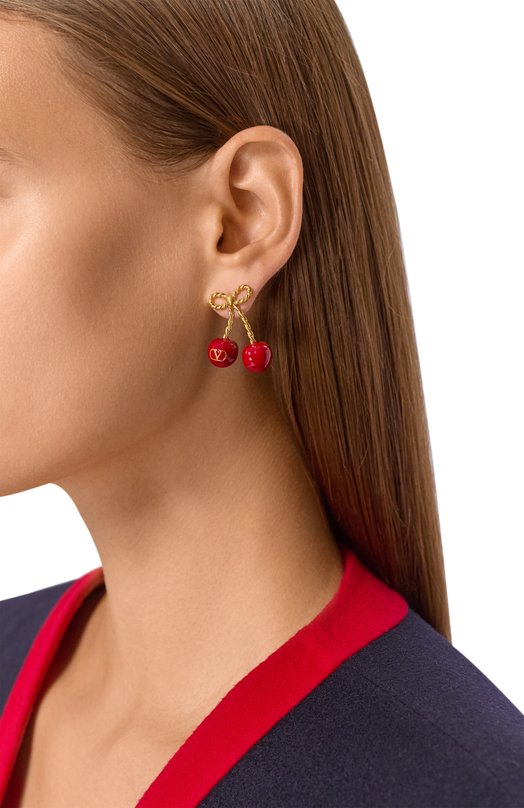 Серьги Valentino 7W2J0Z80/MJP Красный  7W2J0Z80/MJP Фото 2