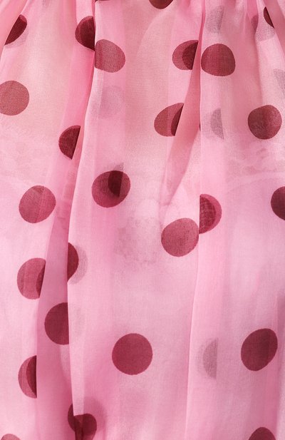 Шелковое платье DOLCE & GABBANA розового цвета по цене 267500 руб., арт. F6H0ET/HS19Z, фото 5 Шелковое платье DOLCE & GABBANA, арт. F6H0ET/HS19Z, фото 5