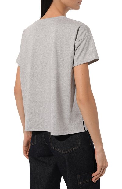 Хлопковая футболка LOULOU DE SAISON, арт. BASILUZZ0, фото 4