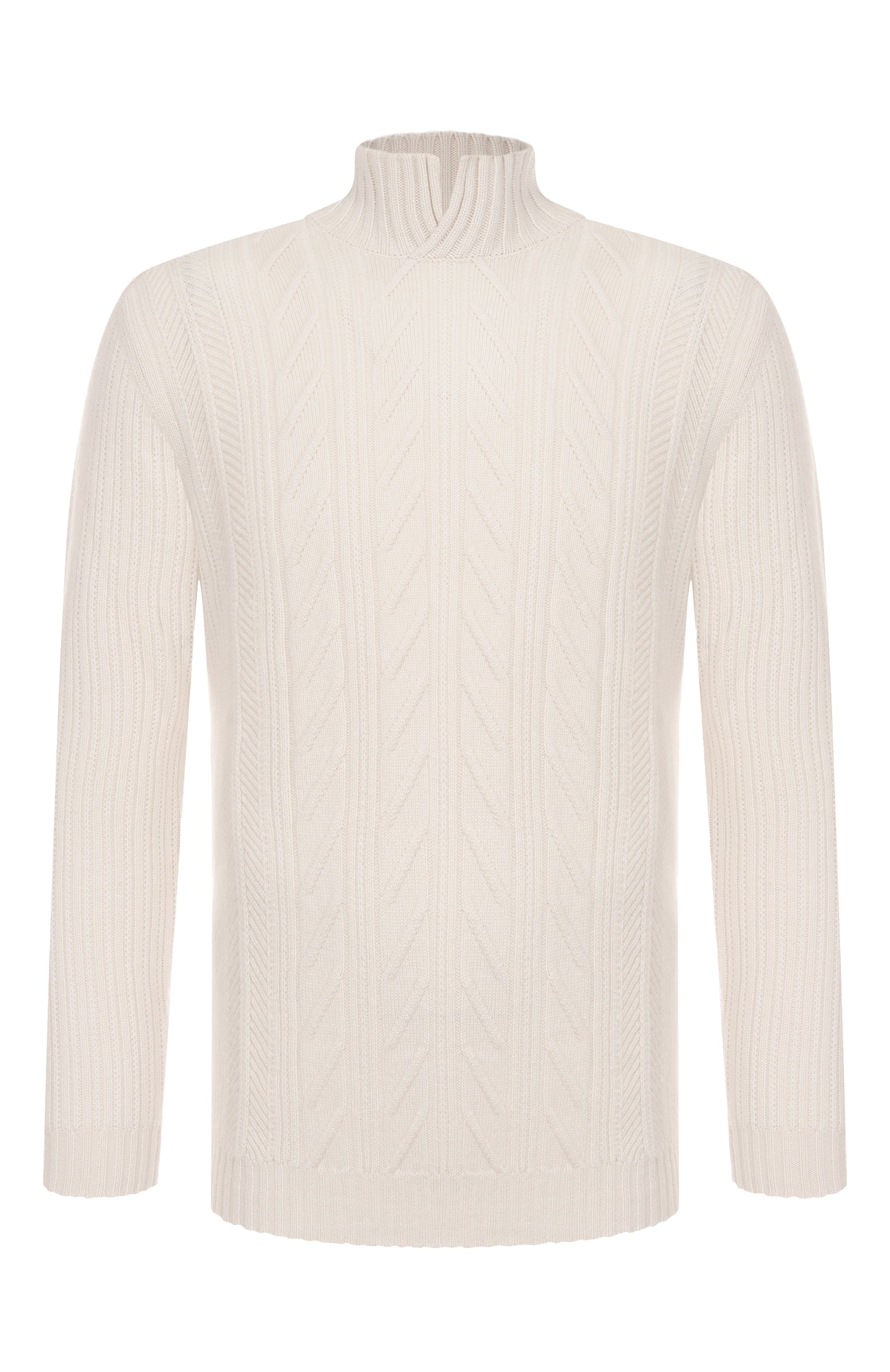 Кашемировый свитер MVST белого цвета по цене 209000 руб., арт. M25.1PM.K020, фото 1 Кашемировый свитер MVST, арт. M25.1PM.K020, фото 1