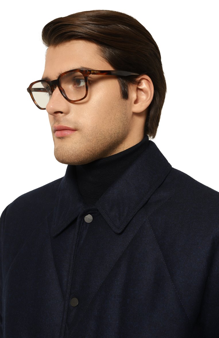 Женские оправа RAY-BAN коричневого цвета, арт. 5390-2144 | Фото 3 (Тип очков: Оправа; Региональные ограничения белый список (Axapta Mercury): RU, Не проставлено; Кросс-КТ: Оправы-унисекс; Нос: Не проставлено; Материал: Пластик; Очки форма: Прямоугольные, Квадратные; Оптика Гендер: оптика-унисекс)