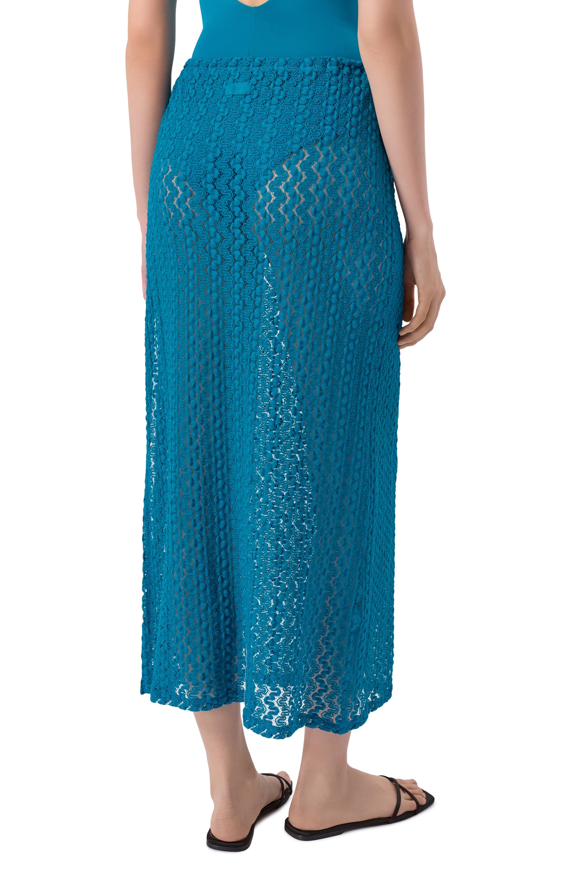 Юбка FISICO голубого цвета по цене 26050 руб., арт. FG58T0, фото 4 Юбка FISICO, арт. FG58T0, фото 4