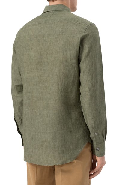 Льняная рубашка CANALI, арт. CSL7077/GL03099, фото 4