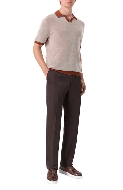 Хлопковое поло GRAN SASSO, арт. 57155/26901, фото 2