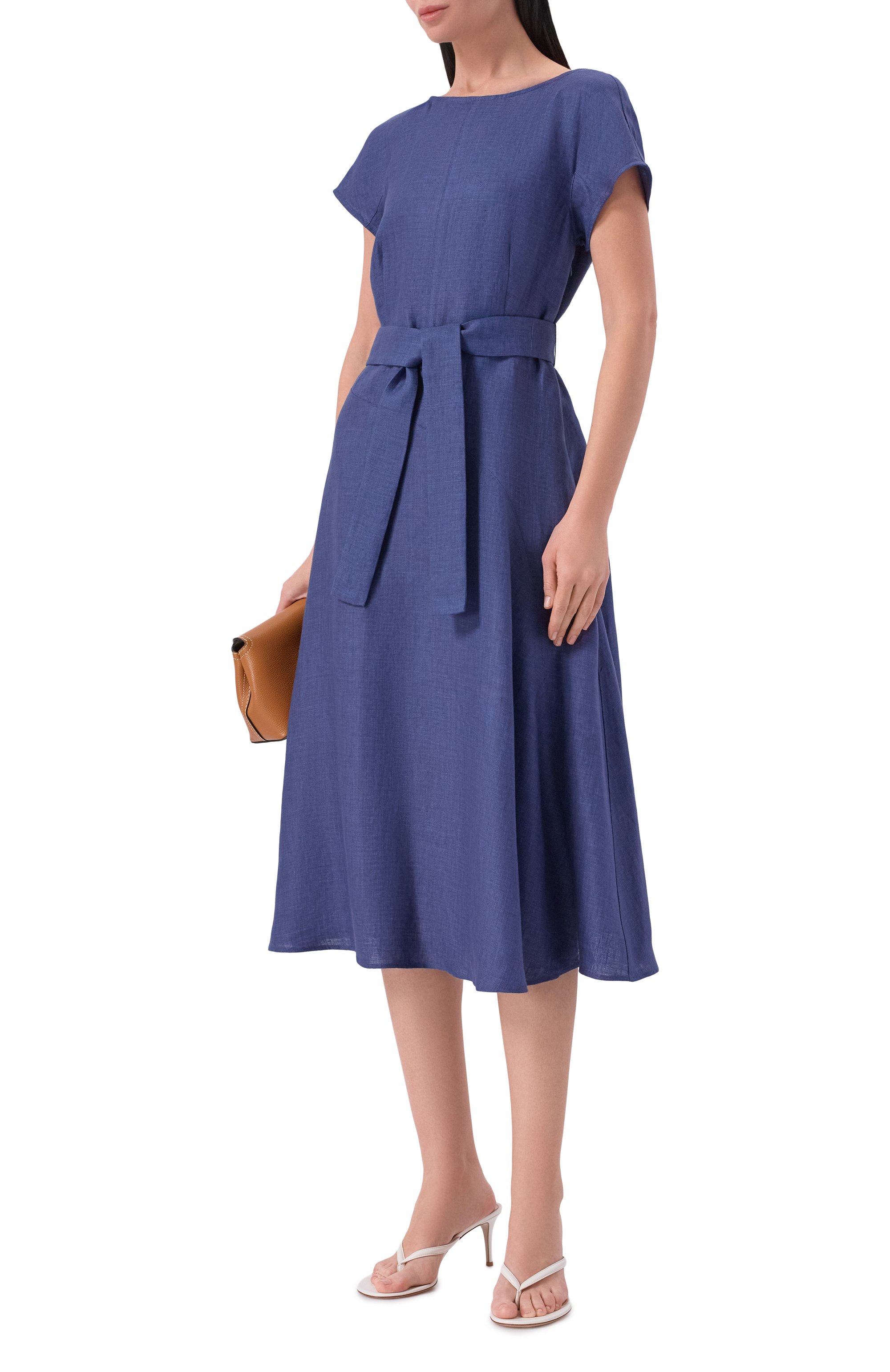 Льняное платье WEEKEND MAX MARA, арт. WKDES0RDI0, фото 2