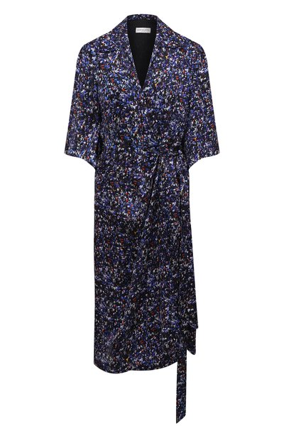 Женское платье из вискозы и шелка DRIES VAN NOTEN, арт. 221-011004-4338