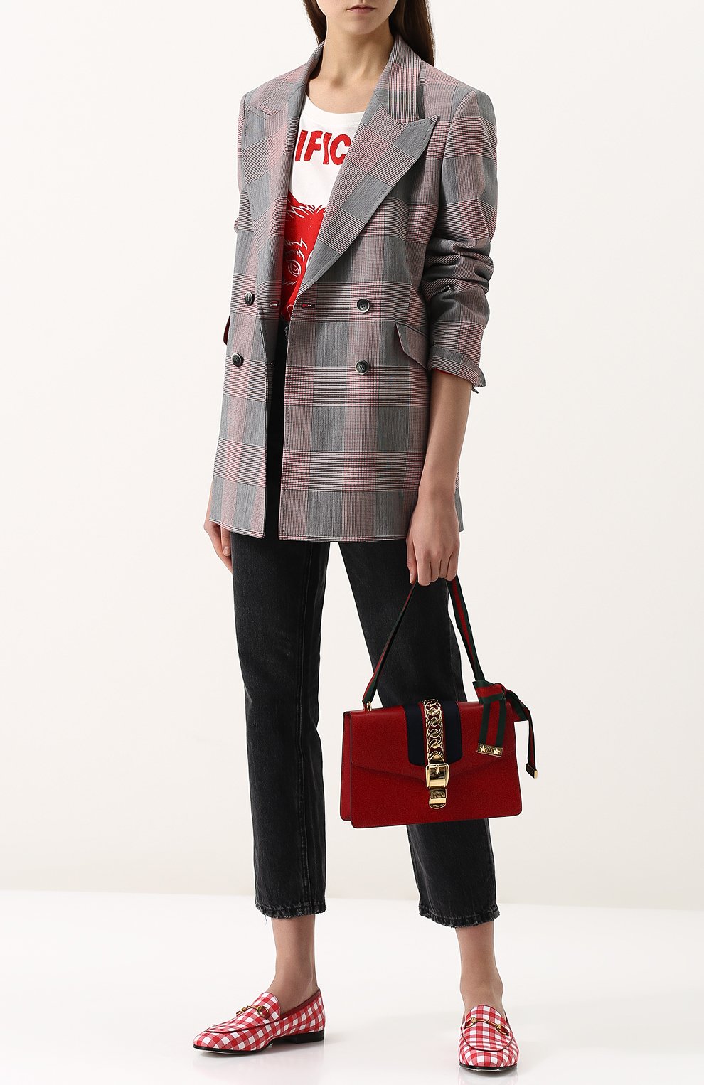 Сумка sylvie small GUCCI, арт. 421882/CVLEG, фото 2