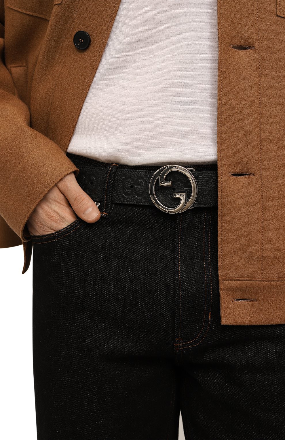 Кожаный ремень GUCCI, арт. 703147/AABZA, фото 2