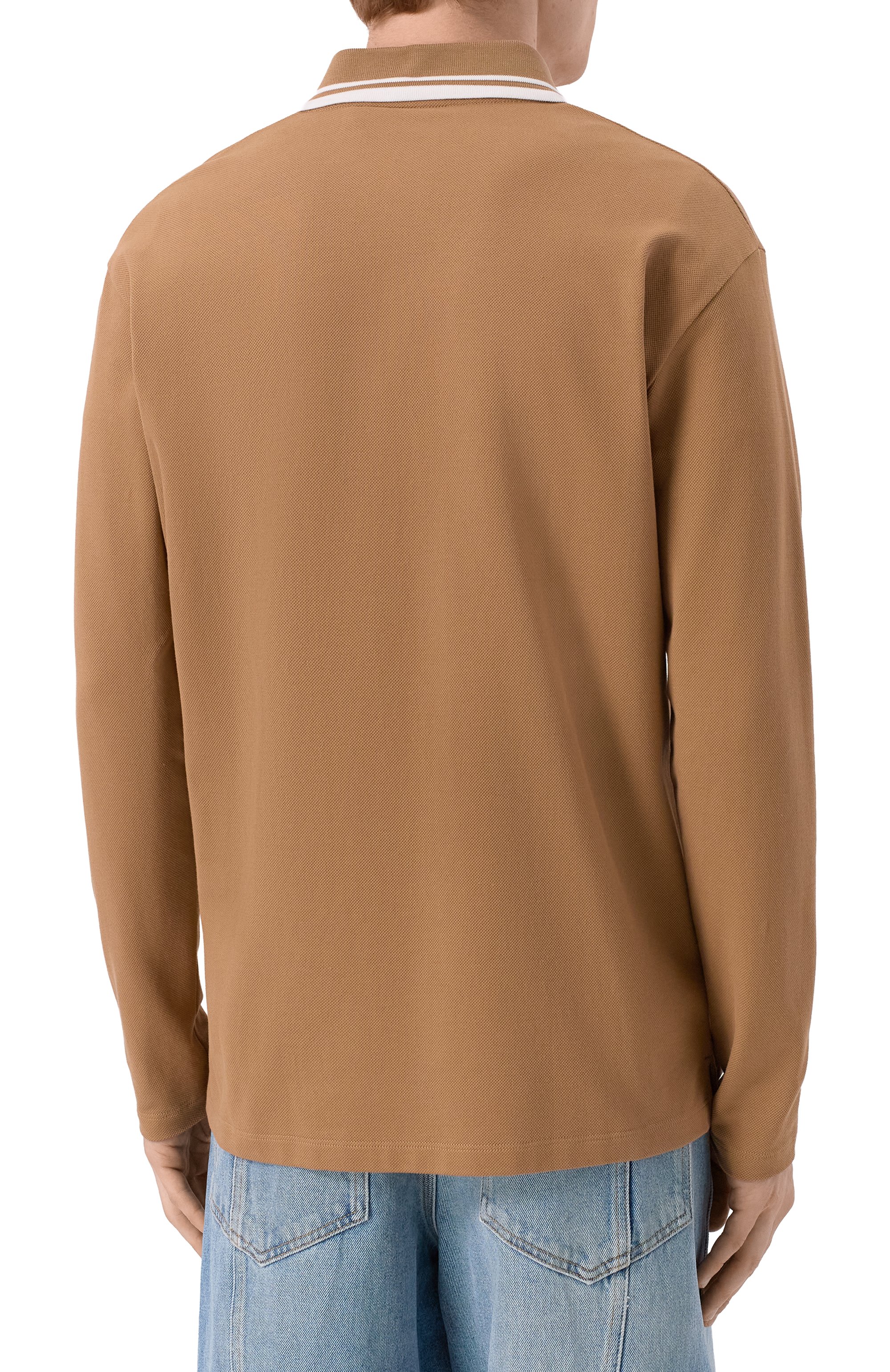 Хлопковая рубашка GUCCI бежевого цвета по цене 117000 руб., арт. 815513/XJG16, фото 4 Хлопковая рубашка GUCCI, арт. 815513/XJG16, фото 4