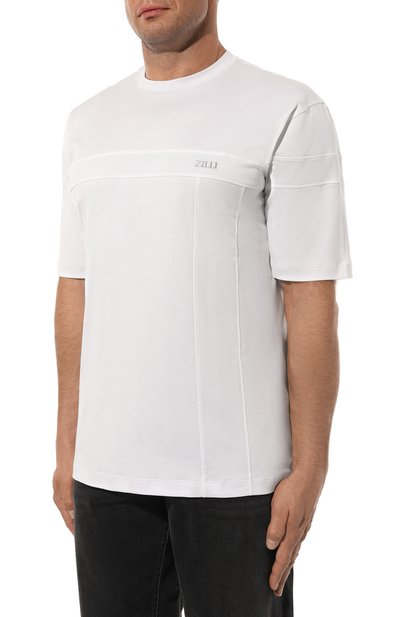 Хлопковая футболка ZILLI, арт. TSR001M0110VZI0P0/62, фото 3