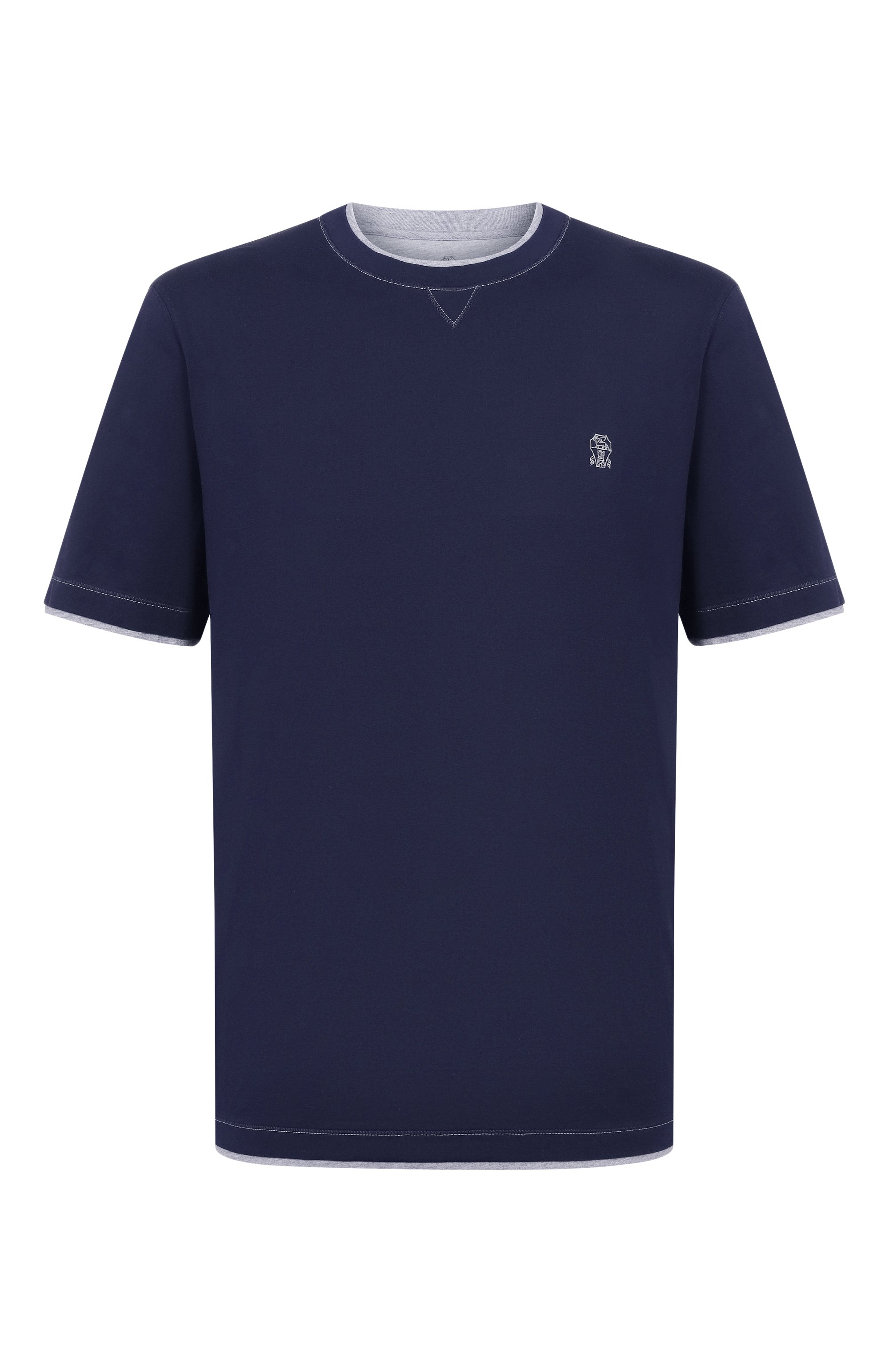 Хлопковая футболка BRUNELLO CUCINELLI, арт. M0B137451G, фото 1