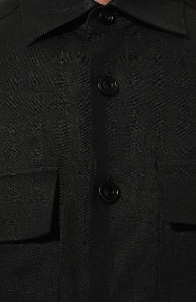 Льняная рубашка KITON, арт. UMC016H08838, фото 5