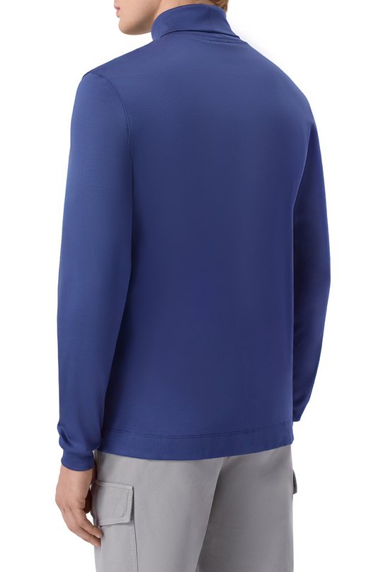 Хлопковая водолазка Van Laack VL-PELIN01-XX/180031 Синий  VL-PELIN01-XX/180031 Фото 4