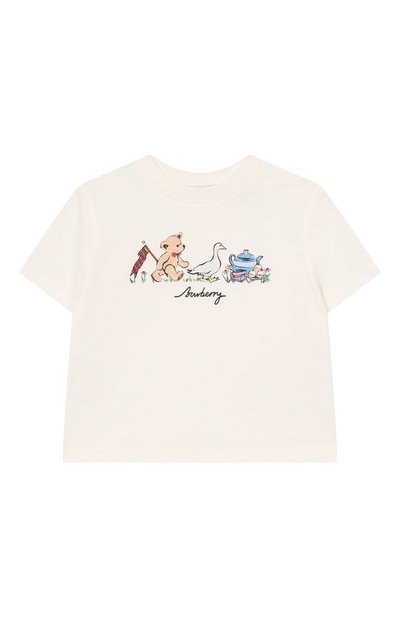 Хлопковая футболка BURBERRY, арт. 8128300