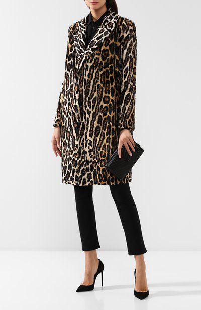 Шуба с принтом SAINT LAURENT, арт. 587265/Y7PI2, фото 2