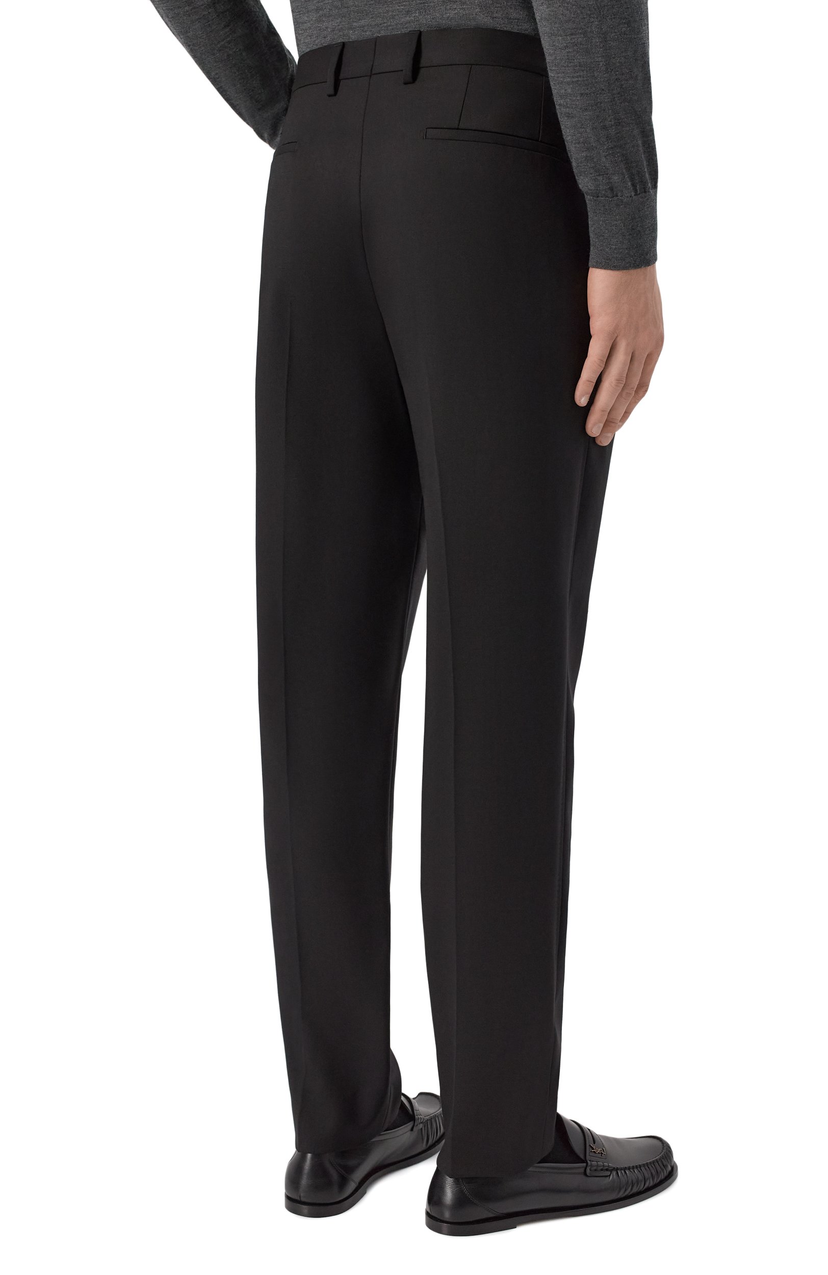 Шерстяные брюки DOLCE & GABBANA, арт. GY6FET/FUBG4, фото 4