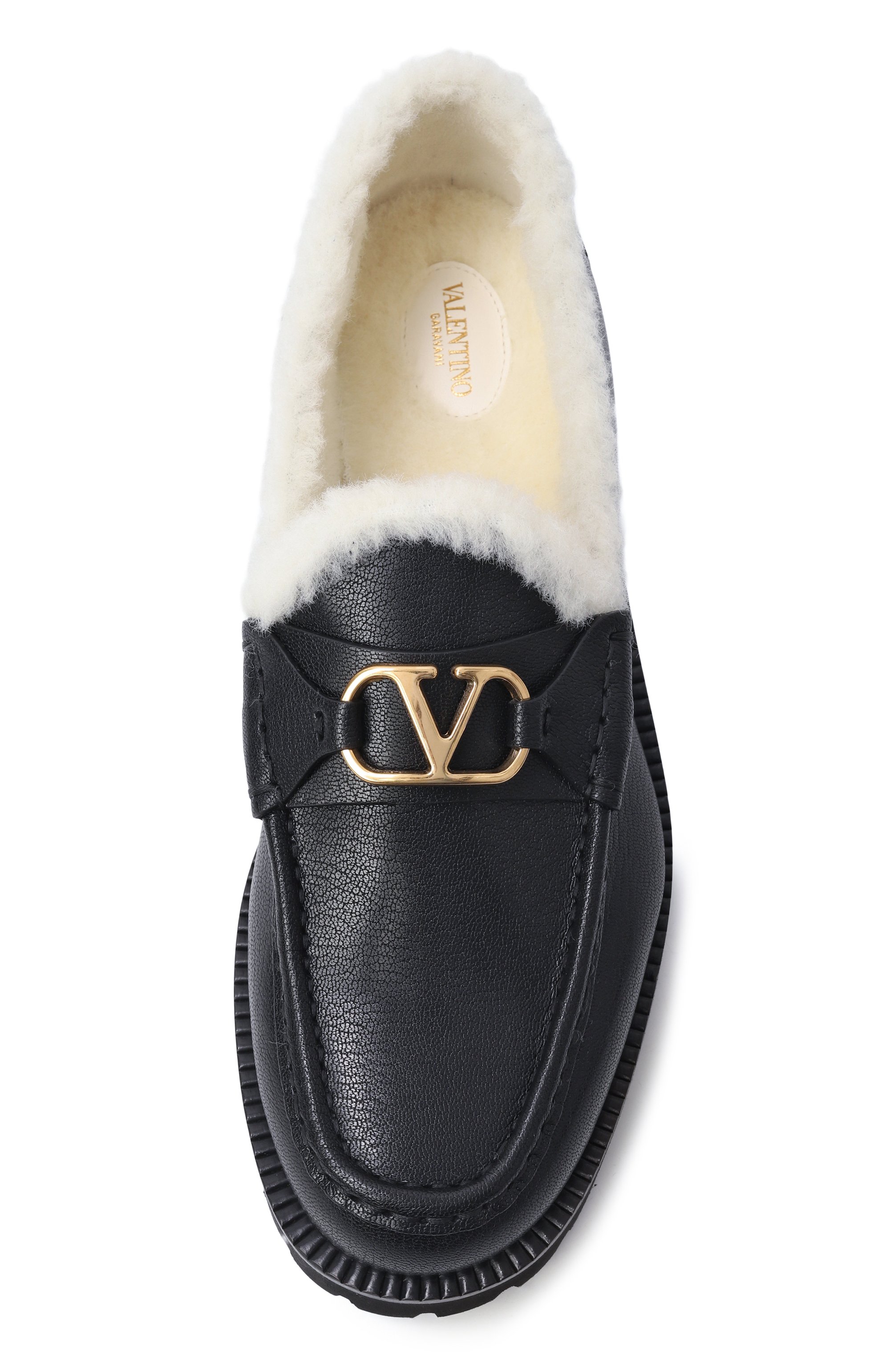 Кожаные лоферы vlogo signature VALENTINO, арт. 7W0S0NF5/JJJ, фото 6