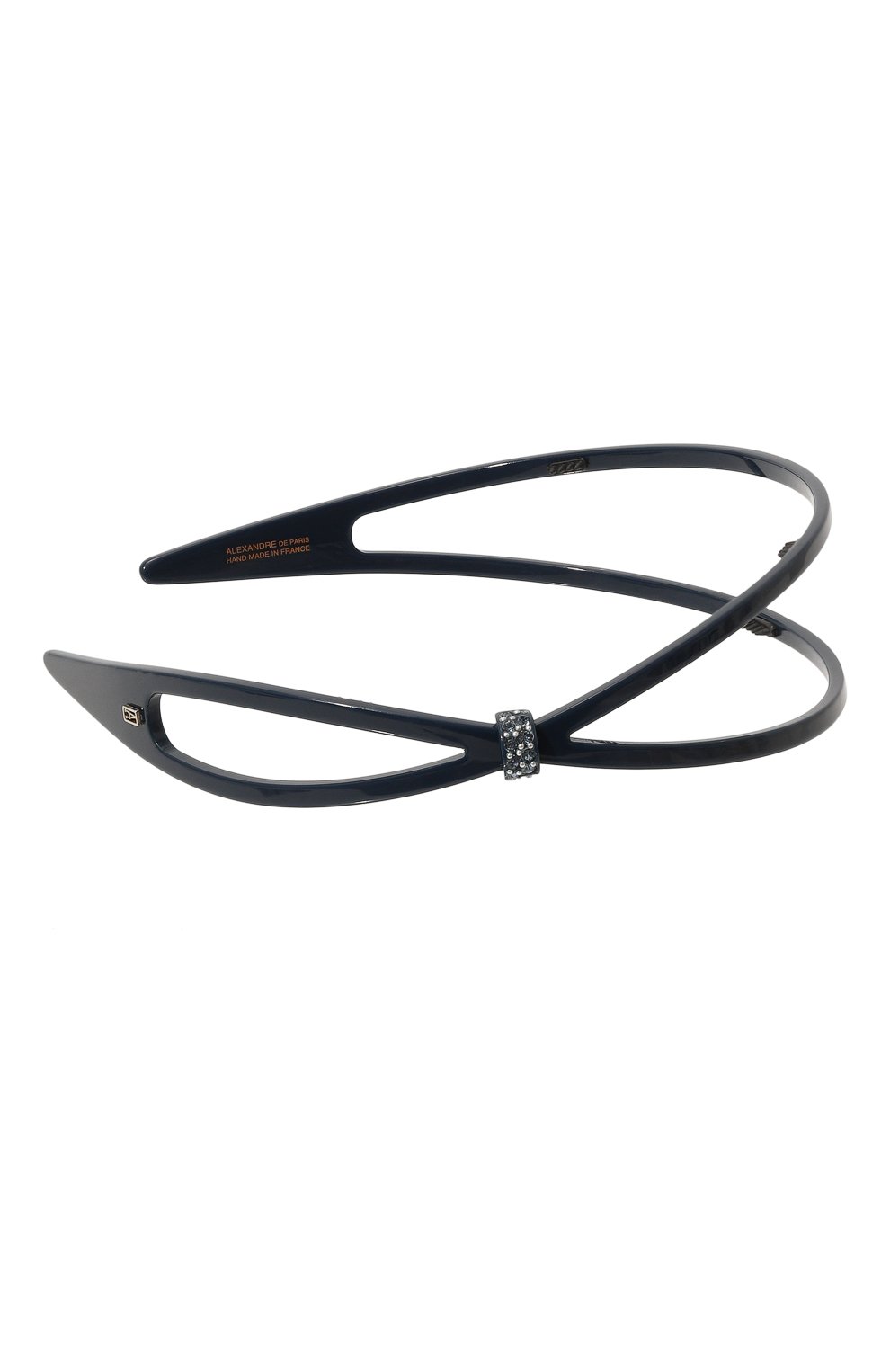 Ободок для волос ALEXANDRE DE PARIS черного цвета по цене 16400 руб., арт. AHB-14973-04 M, фото 3 Ободок для волос ALEXANDRE DE PARIS, арт. AHB-14973-04 M, фото 3