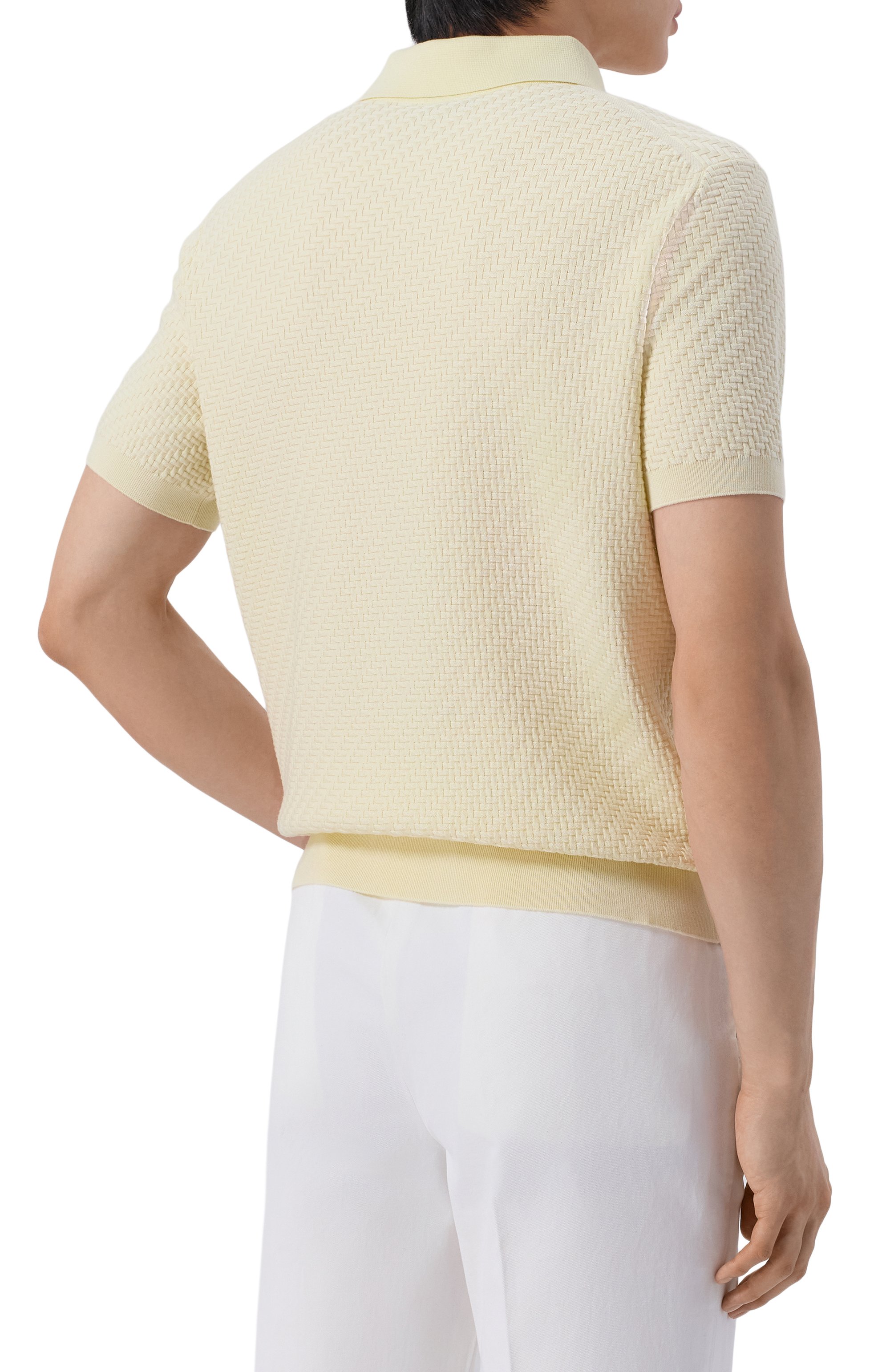 Поло из хлопка и шелка BRIONI, арт. UMR200/PAK22, фото 4