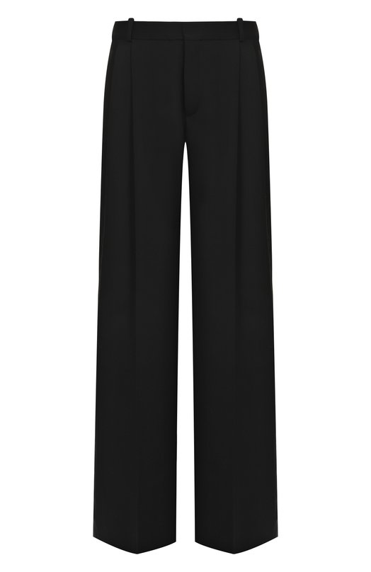 Шерстяные брюки Saint Laurent 805914/Y7E63 Чёрный 805914/Y7E63