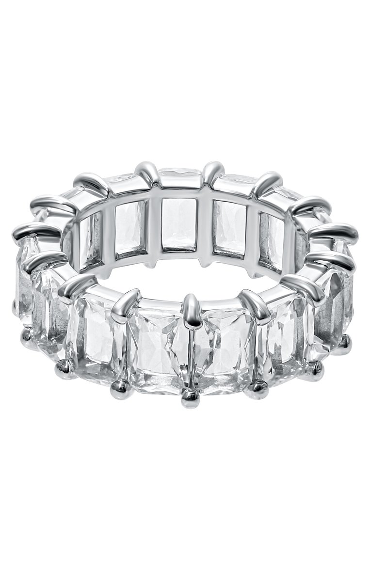 Женское кольцо SECRETS JEWELRY серебряного цвета, арт. КДХОС00619 | Фото 3 (Региональные ограничения белый список (Axapta Mercury): Не проставлено; Нос: Не проставлено; Материал: Серебро, Камень)