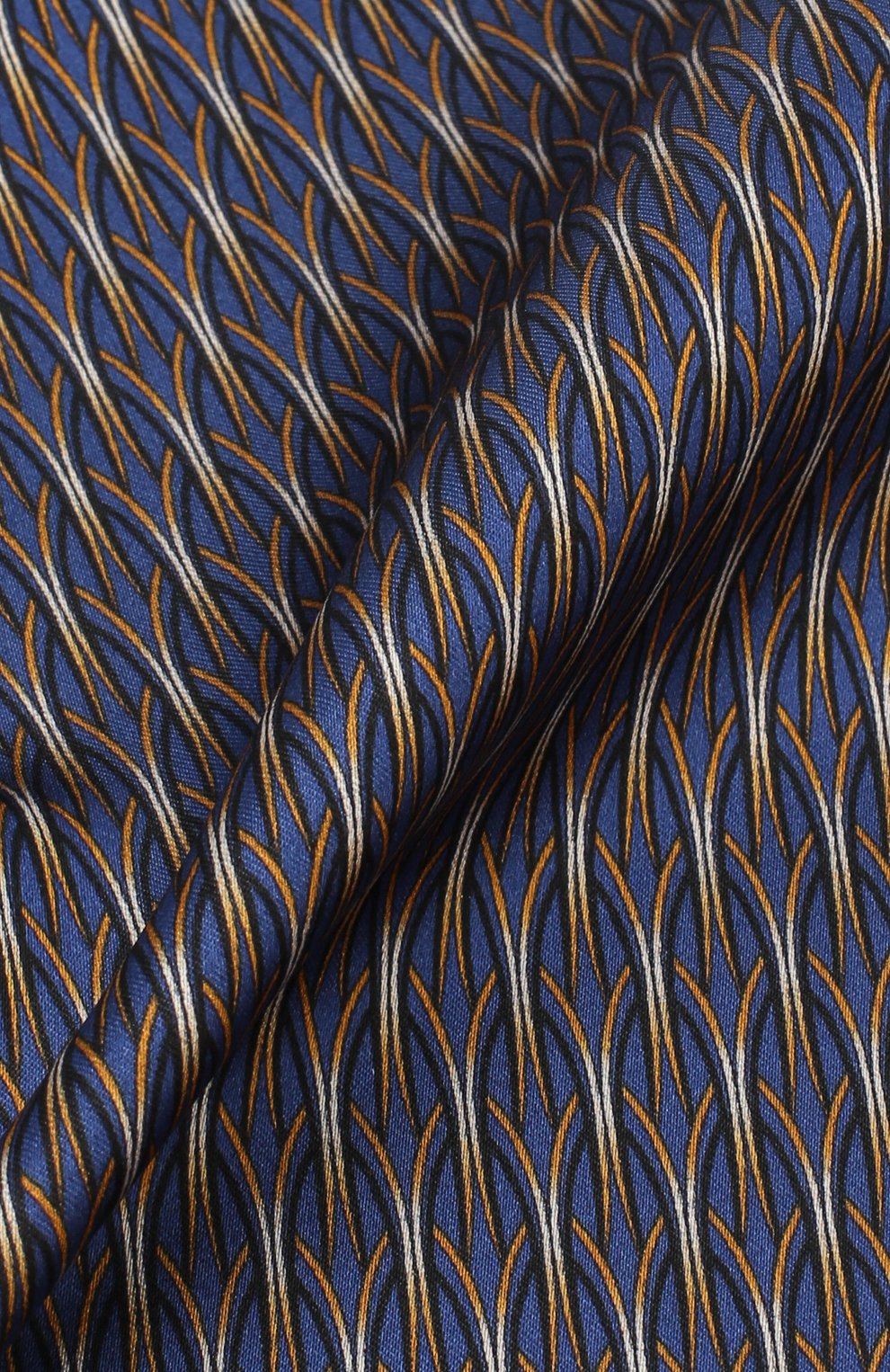 Шелковый платок ZILLI темно-синего цвета по цене 8995 руб., арт. 50081/HANDKERCHIEF, фото 2 Шелковый платок ZILLI, арт. 50081/HANDKERCHIEF, фото 2