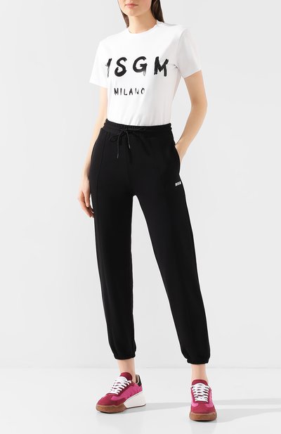 Хлопковая футболка MSGM, арт. 2841MDM60 207298, фото 2