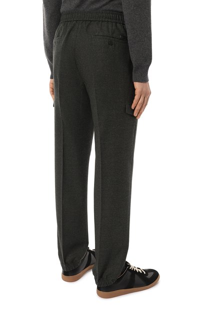 Шерстяные брюки-карго STEFANO RICCI хаки цвета по цене 126500 руб., арт. M1T3300160/W0002I, фото 4 Шерстяные брюки-карго STEFANO RICCI, арт. M1T3300160/W0002I, фото 4