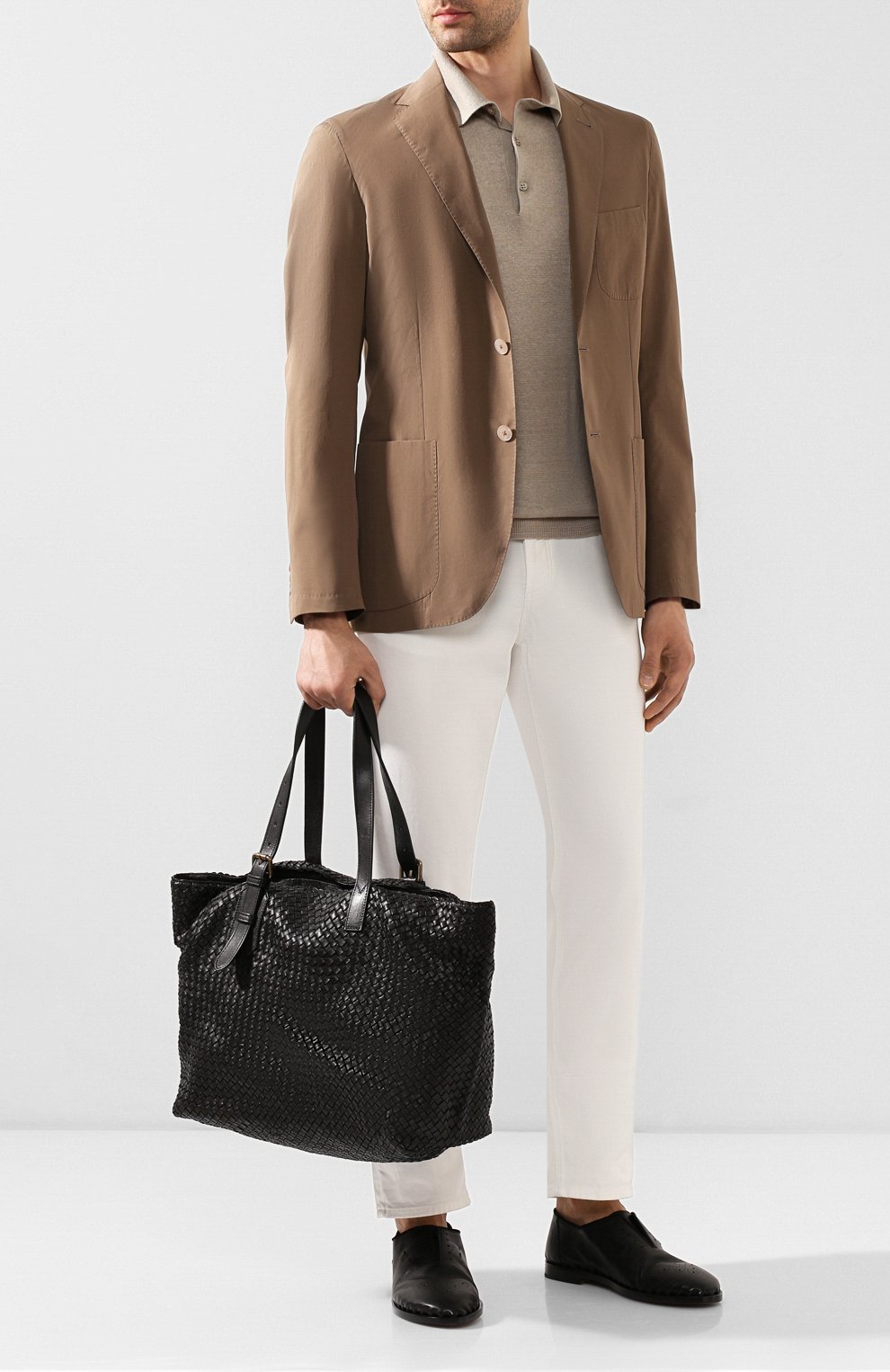 Кожаная сумка-шопер OFFICINE CREATIVE, арт. G0RGE0US/01/W0VEN T, фото 2