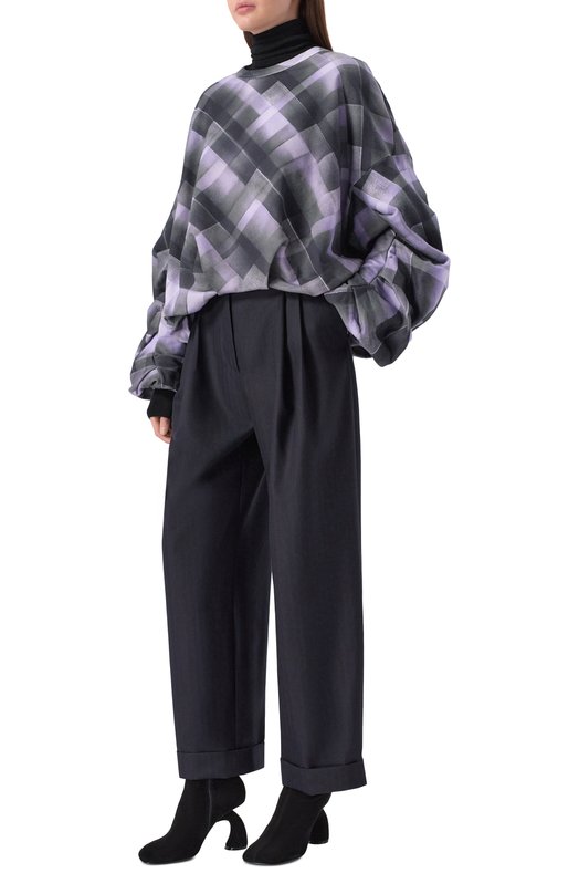 Замшевые ботильоны Dries Van Noten WS241/1146/135 Чёрный  WS241/1146/135 Фото 3