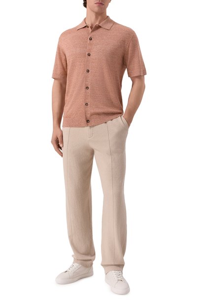 Рубашка из шерсти и льна 12 STOREEZ, арт. 131408, фото 2